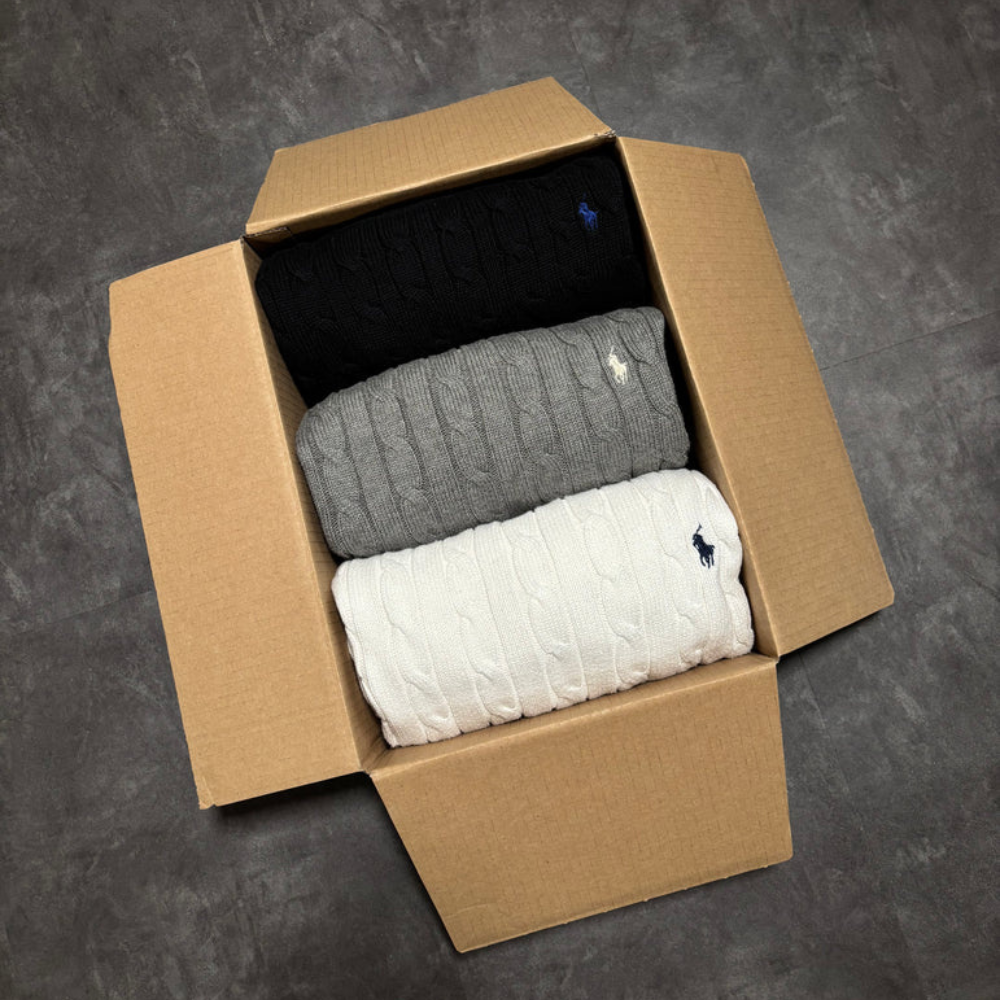 POLO RALPH LAUREN VINTAGE BOX (3 SWEATERS)