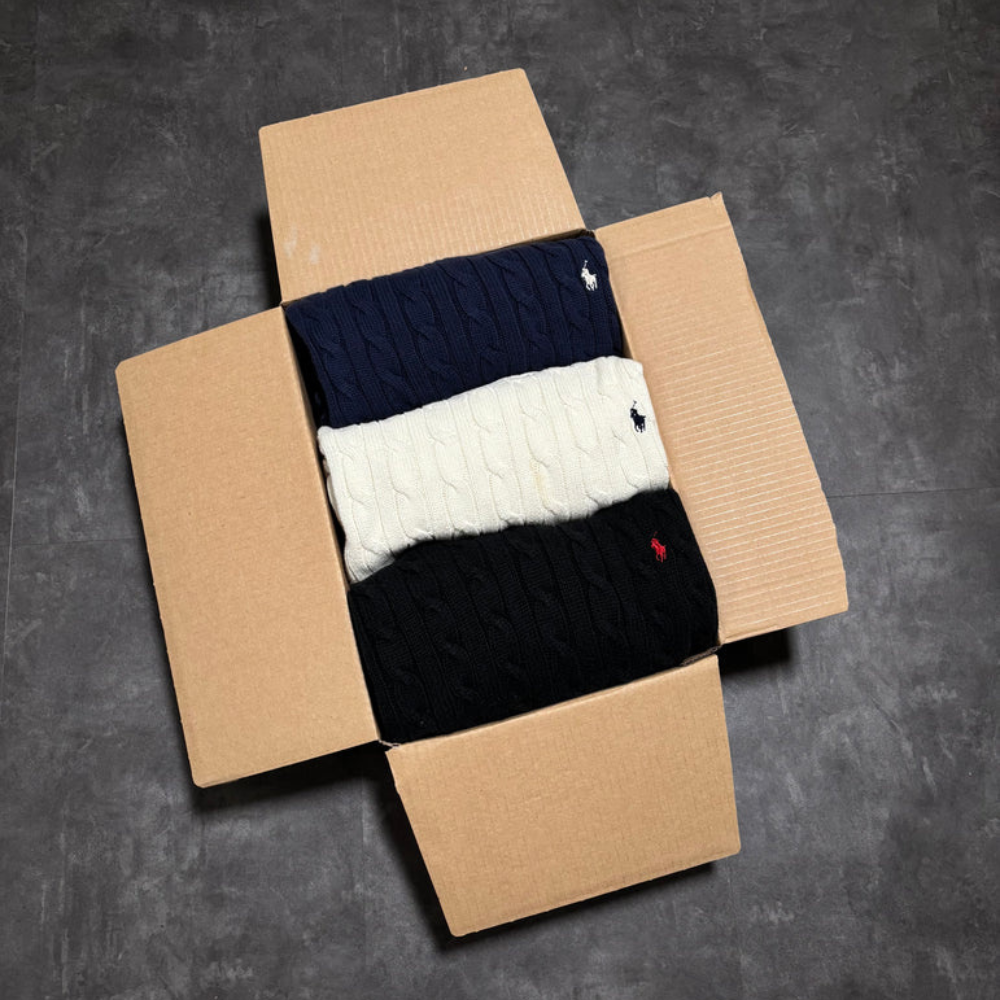 POLO RALPH LAUREN VINTAGE BOX (3 SWEATERS)