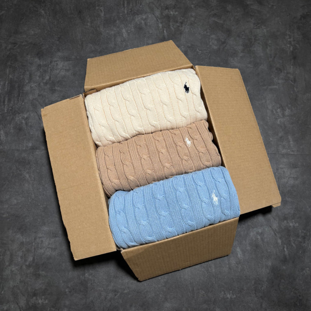 POLO RALPH LAUREN VINTAGE BOX (3 SWEATERS)