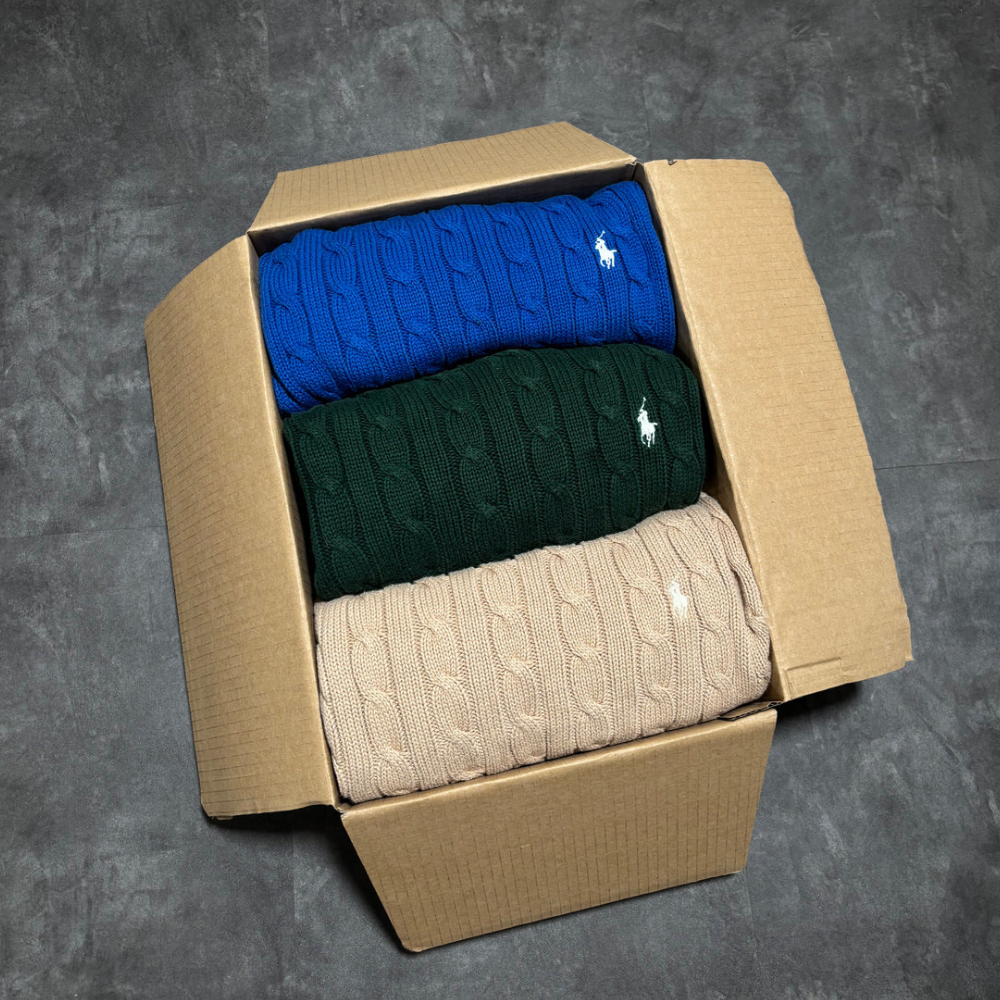 POLO RALPH LAUREN VINTAGE BOX (3 SWEATERS)
