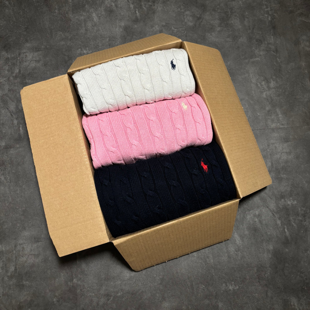 POLO RALPH LAUREN VINTAGE BOX (3 SWEATERS)