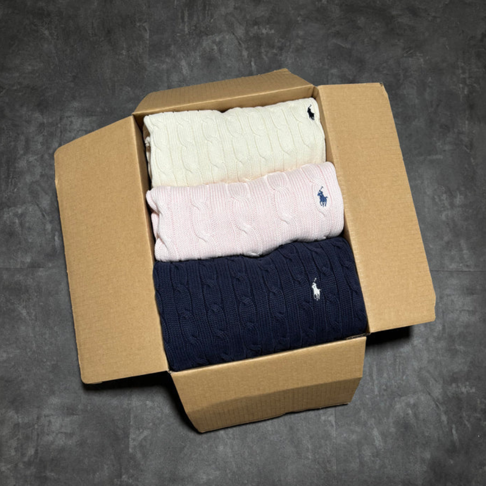POLO RALPH LAUREN VINTAGE BOX (3 SWEATERS)